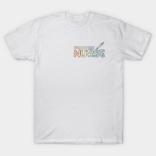 Pediatric Nurse Rainbow T-Shirt